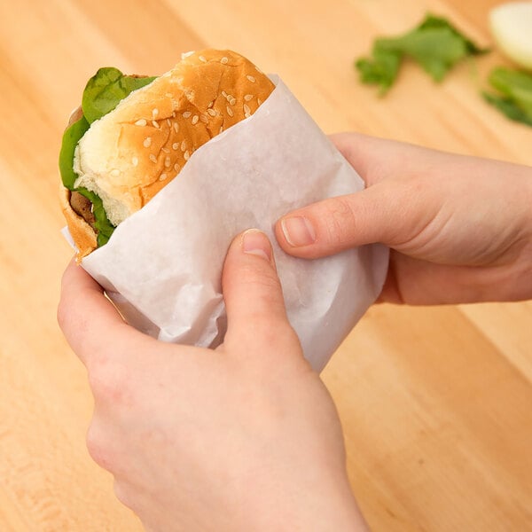 10" x 10.75" Junior Wax Paper - Norpak (6000/case)