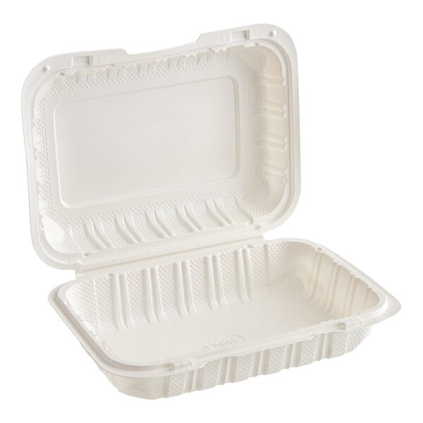 9x6x3 Hinged 1 Compartment Container - Banyan (150/case)