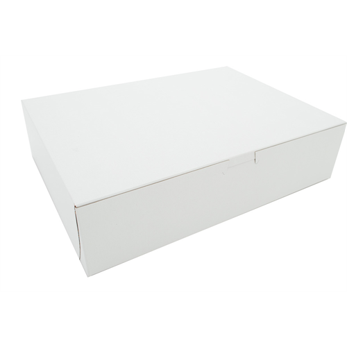 12x9x3.75 Bakery Box White - Professional Food Service (25/case)