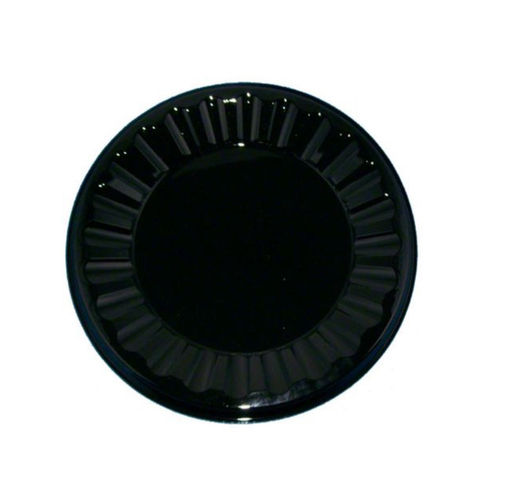 12" Black Catering Platter - DFI (50/case)
