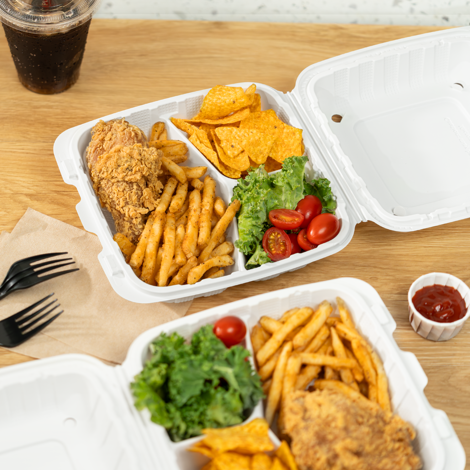 Karat  9x9 Mineral Hinged 3 Comp Cont