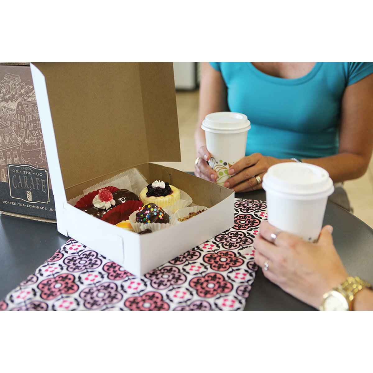 12x12x6 White Bakery Box - SCP (25/case)