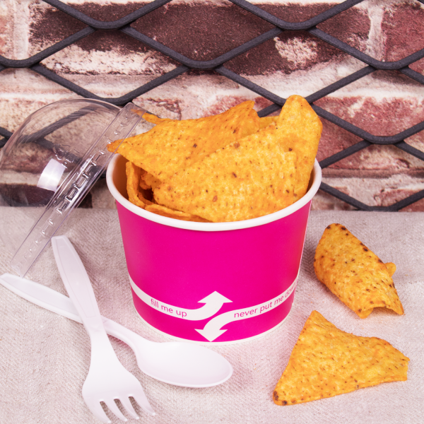 12 oz Pink Ice Cream Cup – Karat (1000/case)