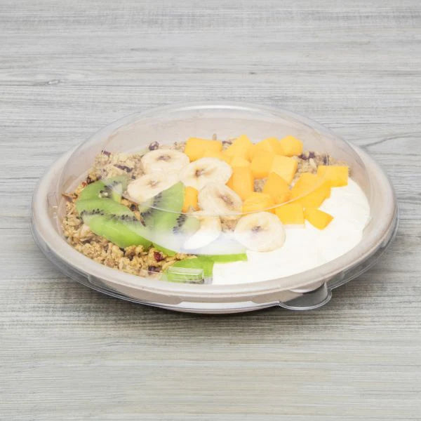 Dome Lid 24-40 oz Bagasse Bowl Round - Karat (300/case)