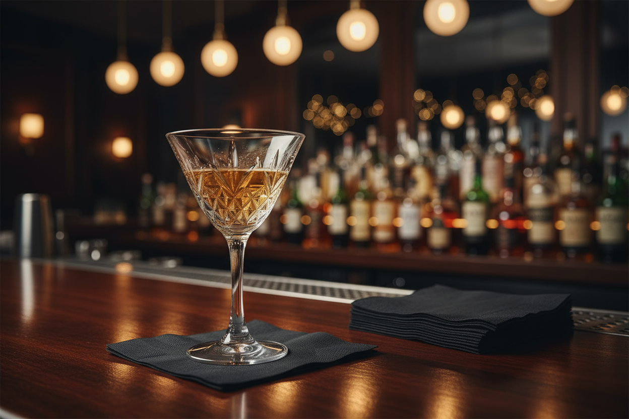 Beverage Napkin 2 Ply Blk – Empress (2000/case)