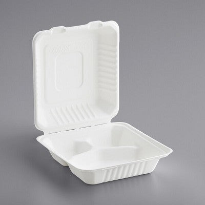 8x8 Bagasse 3 Comp - Empress (200/case)
